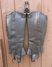 Ariat Classic III Leather Half Chaps / Gaiters - Adults SS, Blk  *Free Postage*