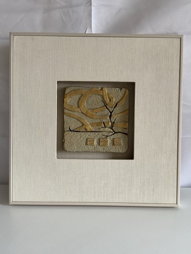 Vintage framed modern abstract - vintage,