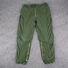 Vintage Military Pants Mens 36x30 Swedish C150 Insulated Cold Weather Overpants