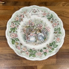 Royal Doulton Brambly Hedge Plate SUMMER 21cm 8” Boxed
