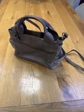 Mushroom Grey Taupe Leather Handbag Bag Clarks Detachable Strap Talara Wish New