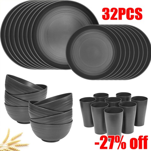 Pcs wheat straw dinnerware - 32,