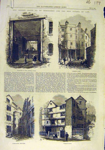 Original old antique print - original,