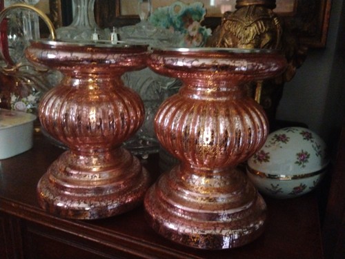 Victorian pink mercury glass - pink,