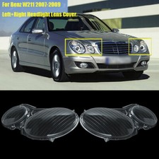 Pair Headlight Clear Lens