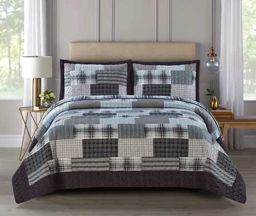Patchwork piece quilted - patchwork,