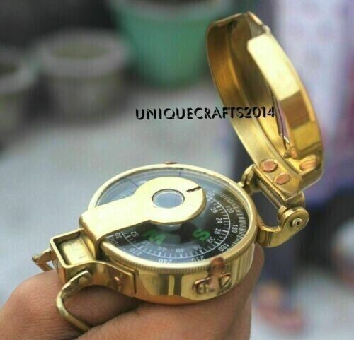 Unit compass brass military - brass,