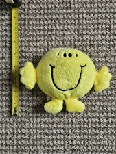 Persil Promotional Mr Happy Soft Toy Plush Small 5" - Mr Men & Little Miss