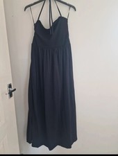 Reiss Midi Dress Black Summer