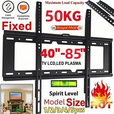 TV Wall Bracket Mount For 40 42 50 55 60 70 85 Up To 85" Inch Plasma LCD LED
