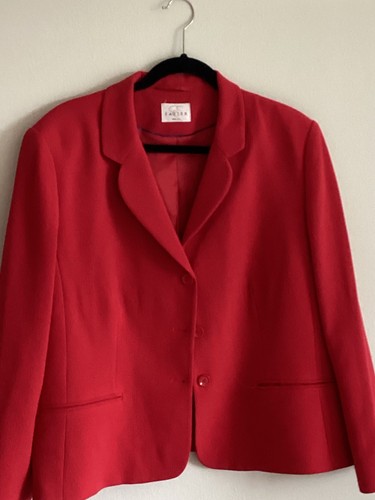 Ladies red blazer size20 - red,