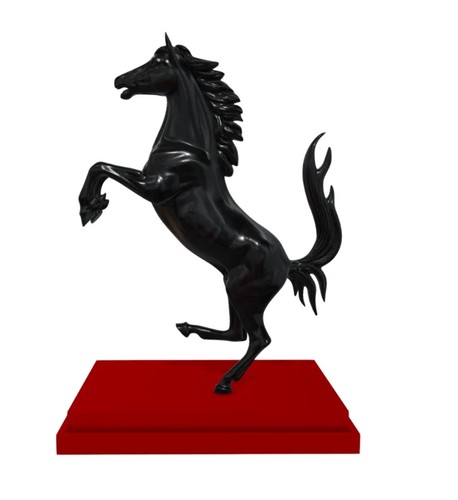 Ferrari prancing horse statue - ferrari,
