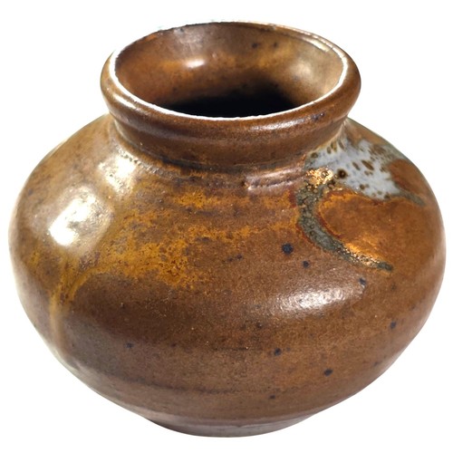 Handcrafted brown glazed - handcrafted,