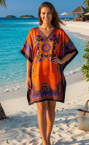 Women long african kaftan - long,