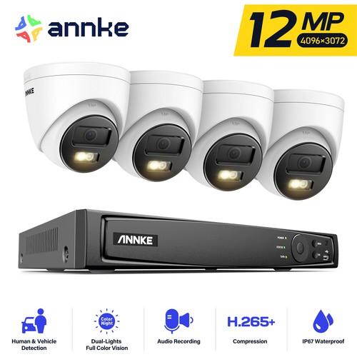 Annke 12mp colorvu cctv - colorvu, system