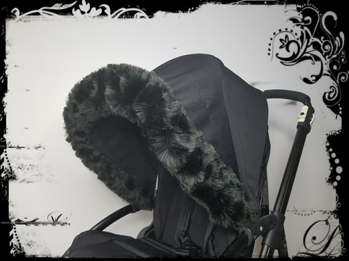 Pram fur hood trim - pram,