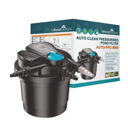 Auto cleaning pressurised koi - auto,