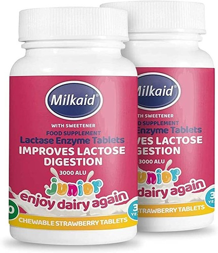 2x60 milkaid junior - junior, lactase