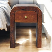 Nightstand Curved Edges Modern