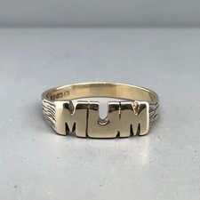 9ct Yellow Gold Mum Ring -