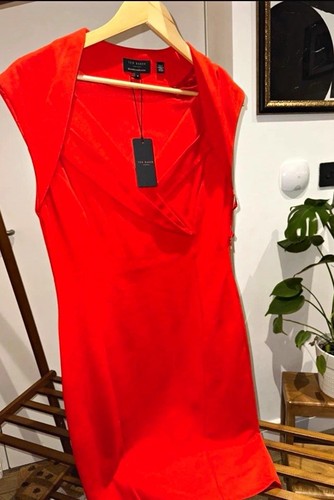 Ted baker orange pencil dress - ted,