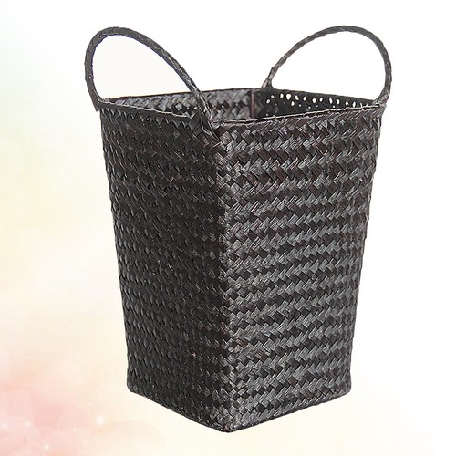 Wicker rattan basket straw - rattan,