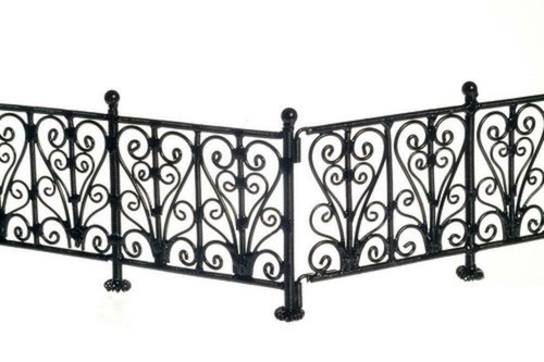 Dolls house black wire wrought - dolls,