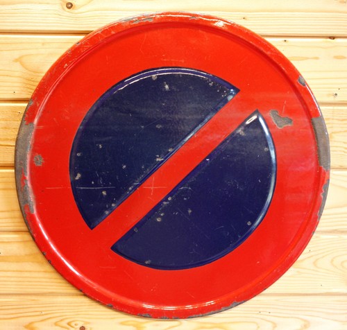 Vintage 50cm french road sign - vintage,