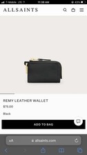 ALLSAINTS REMY LEATHER WALLET