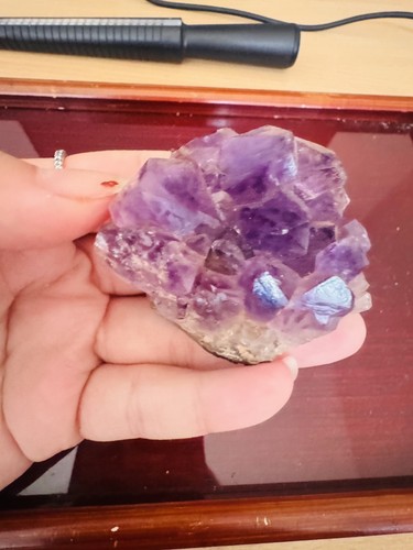 Natural amethyst cluster - natural,