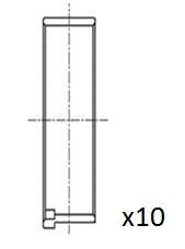 Big end bearing set fit - end, to