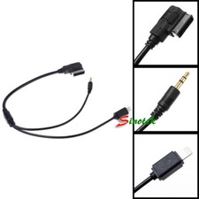 AMI MDI MMI Mini 3.5mm AUX Cable adaptor for iPod iPhone Audi A3 A6 A8 Q5 VW A4L