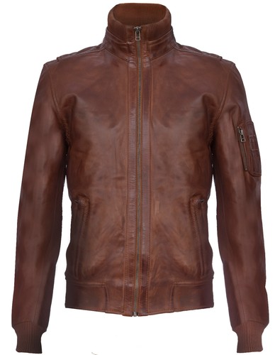 Men tan nappa leather slim - tan,