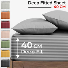 Extra Deep Fitted Sheet Single