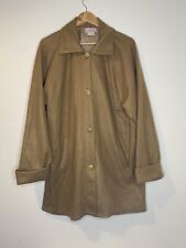 CLAIRE NEUVILLE LADIES BEIGE LIGHT COAT,GOLD TONE ENGRAVED BUTTONS, SIZE 20/24