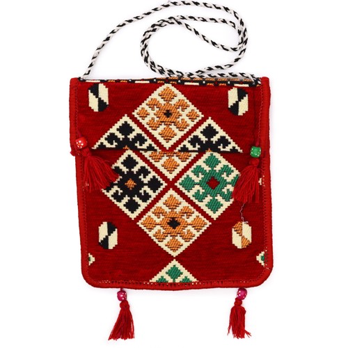 Red kilim messenger festival - red,