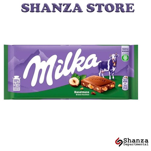 Milka hazelnut chocolate 100 - milka,