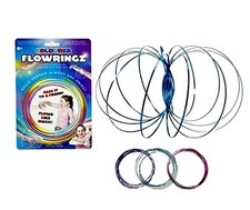 Flowringz Metal Toy Sensory Stress Relief Fun for Adults Kids Kinetic Premium