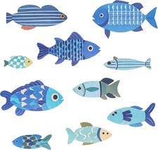 Nvwozr 10pcs wooden fish - ot-nvwozr,