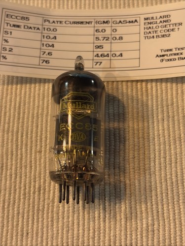 Ecc85 mullard test - ecc85,