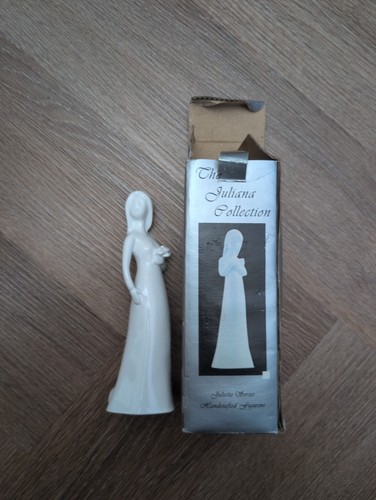 White ceramic figurine from - white,