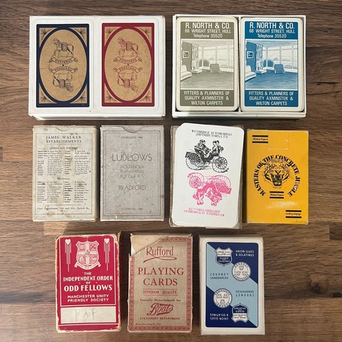Job lot packs of - of, playing