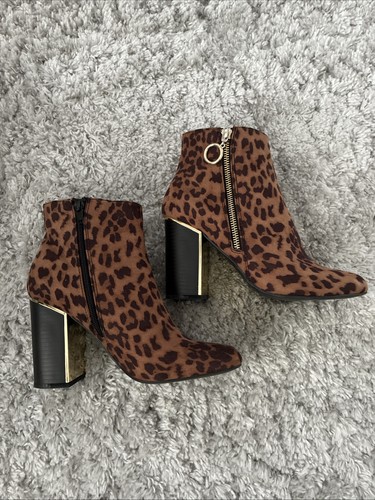 Women leopard print ankle - leopard,