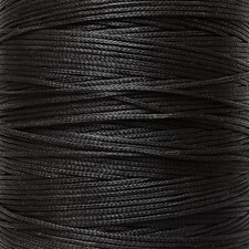 Waxed Nylon Cord 2mm Black Grey Brown Super Strong Jewellery Bracelet 5m-30m Diy