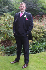 Navy Blue Wedding Suit 2 Piece