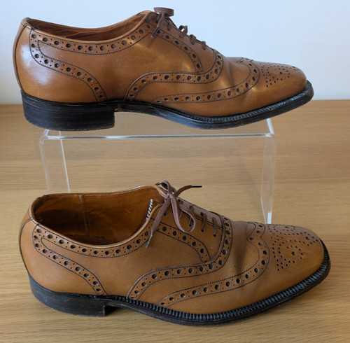 Vintage grenson tan wing tip - vintage,