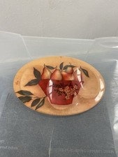 Vintage Decorative Plate Fruit