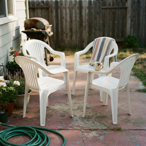 Set stackable white - set,