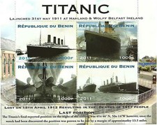 Titanic 2011 MNH stamp sheetlet