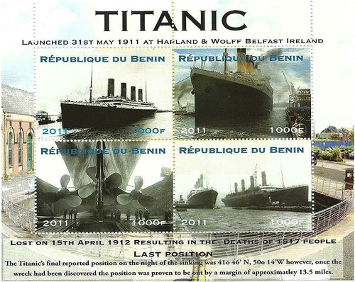 Titanic 2011 mnh stamp - mnh,